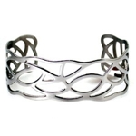 Openwork Cuff in Stainless Steel - BG40